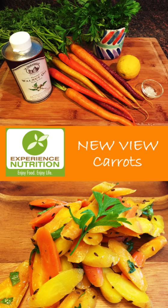 EXPERIENCE NUTRITION: Bamboo Steamer Organic Rainbow Carrots